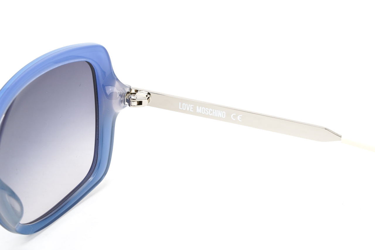 Love Moschino Women's Sunglasses Butterfly Blue ML54903 03