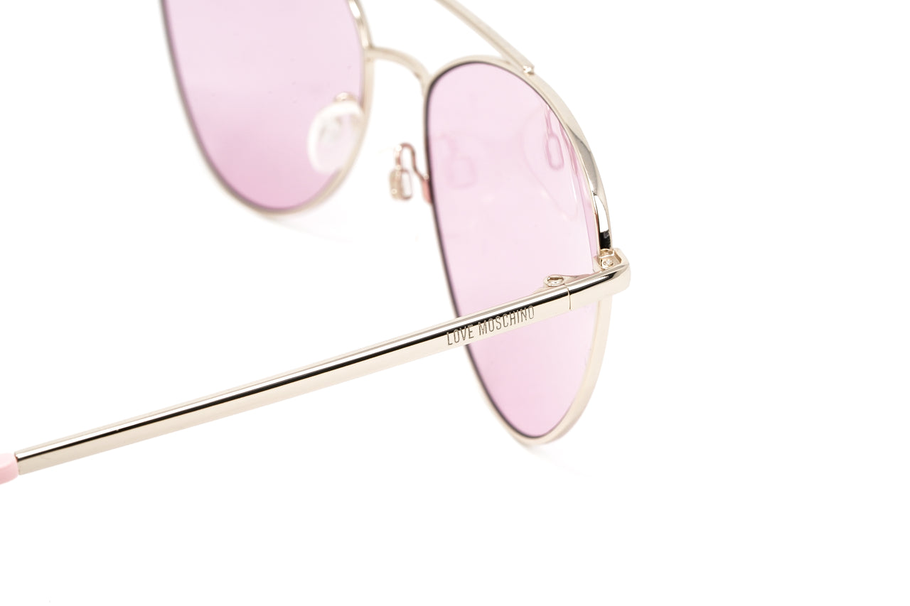 Love Moschino Women's Sunglasses Pilot Pink MOL011/S 35J/U1