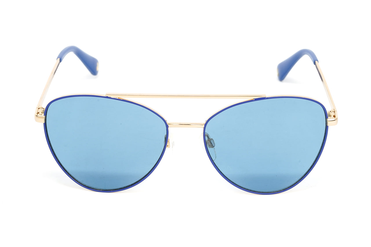 thumbnail image 2 of Women's Gold Moschino Sunglasses 59mm 2 of 10