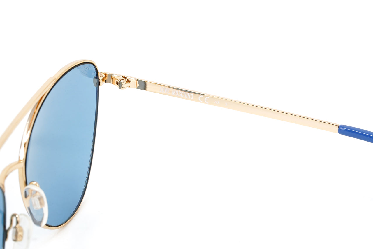 Love Moschino Women's Sunglasses Pilot Blue MOL011/S MVU/KU
