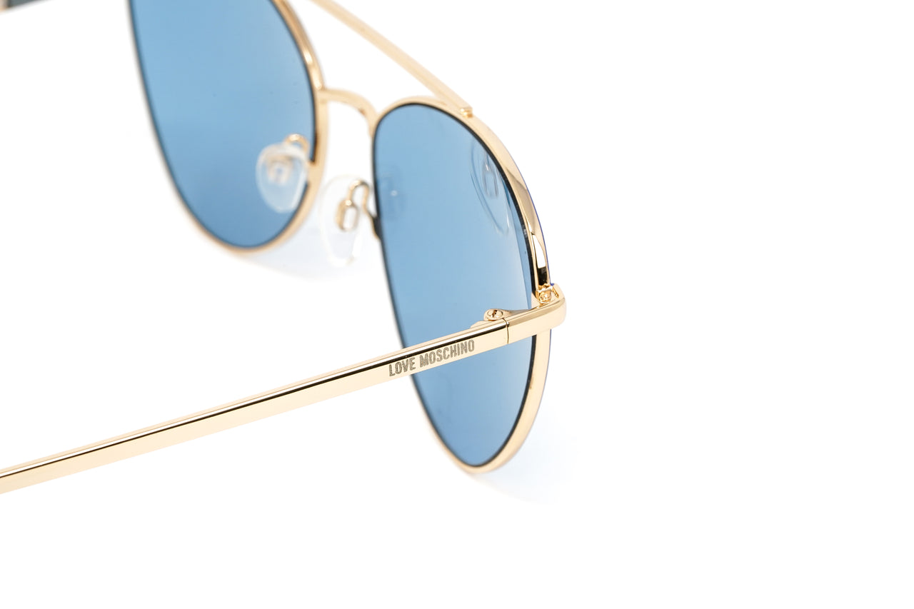 Love Moschino Women's Sunglasses Pilot Blue MOL011/S MVU/KU