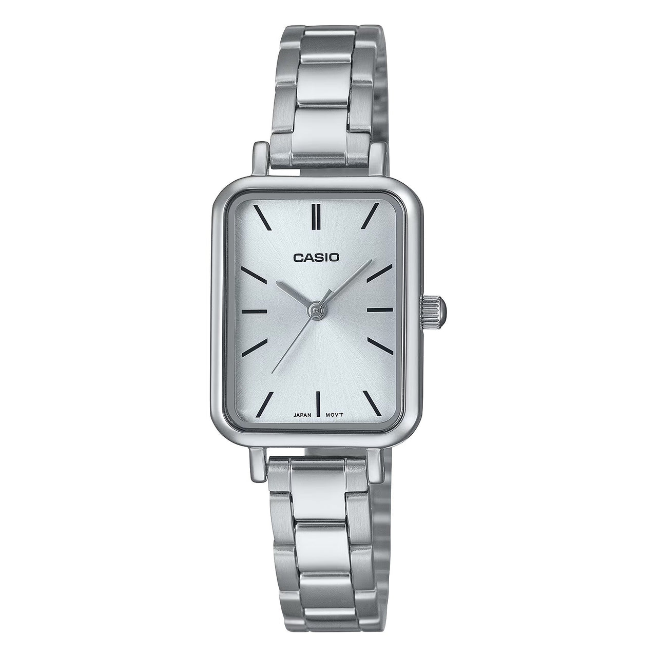 Casio Ladies Watch 21mm Slim Light Blue Rectangular