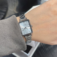 Thumbnail for Casio Ladies Watch 21mm Slim Light Blue Rectangular