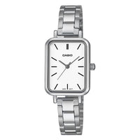 Thumbnail for Casio Ladies' Watch 21mm Slim White Rectangular