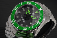 Thumbnail for M2Z Men's Watch Diver 200 Bracelet Green 200-001X