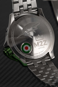 Thumbnail for M2Z Men's Watch Diver 200 Bracelet Green 200-001X