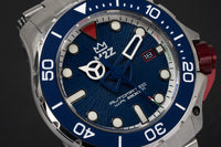Thumbnail for M2Z Men's Watch Diver 200 Bracelet Blue 200-007X