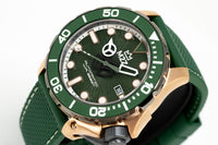 Thumbnail for M2Z Men's Watch Diver 200 Green/Rose Gold 200-010