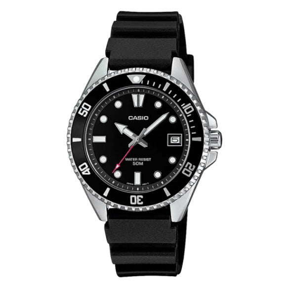 Casio Men's Watch Standard Sporty Black MDV-10-1A1VDF