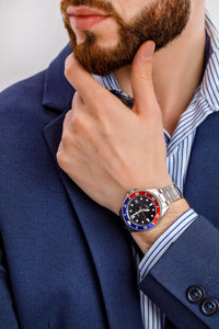 Thumbnail for Casio Men's Watch 39mm Sporty Pepsi Black