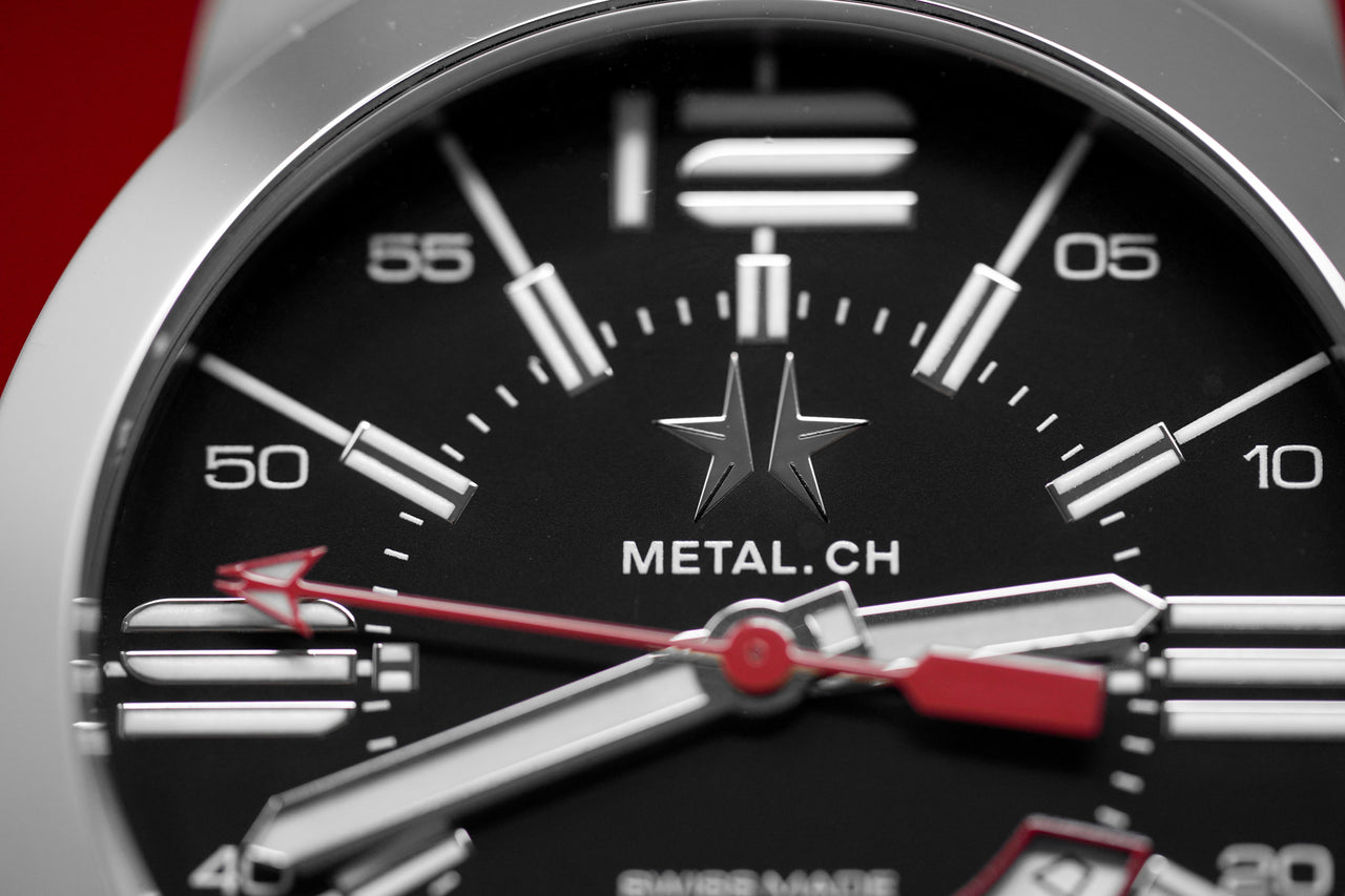 Metal.ch Men's Watch 44mm Black 1120.44