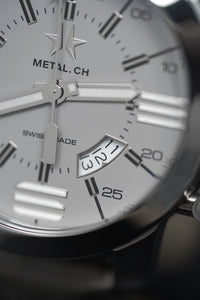 Thumbnail for Metal.ch Men's Watch 44mm Grey/White 1132.44
