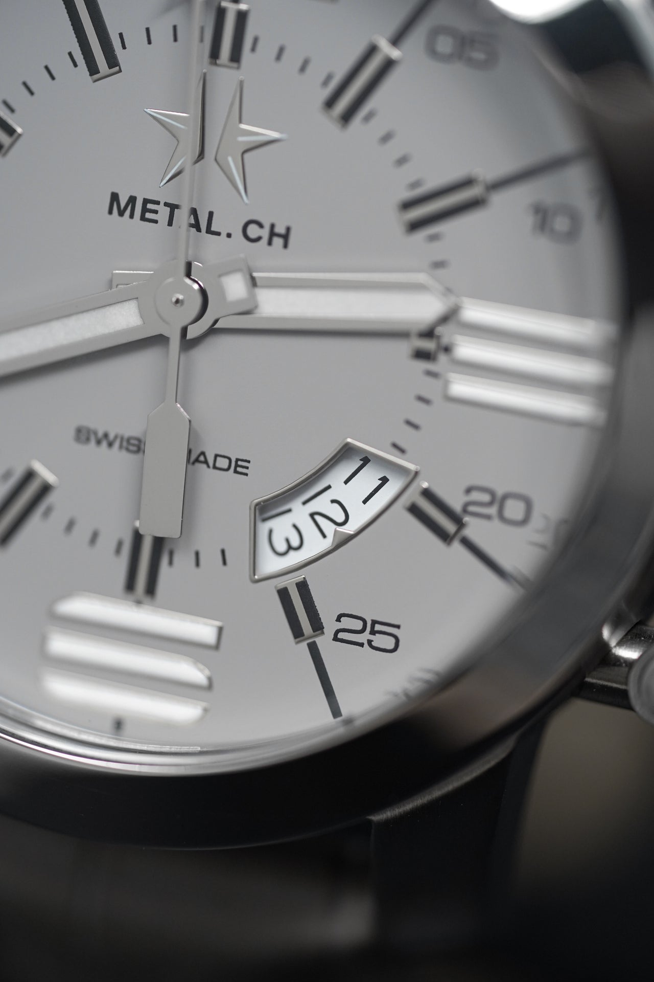 Metal.ch Men's Watch 47mm Grey/White 1132.47