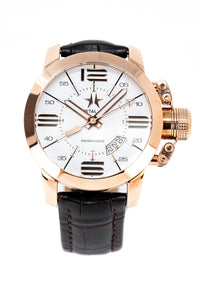 Thumbnail for Metal.ch Men's Watch 44mm White/Rose Gold 1319.44