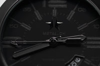 Thumbnail for Metal.ch Men's Chronograph Watch Chronosport Collection 44MM Date Black Silicon Strap 1420.44