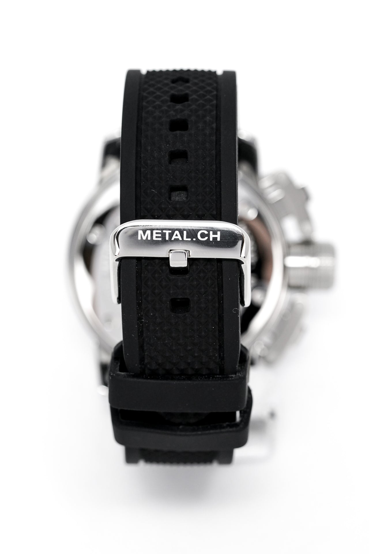 Metal.ch Men's Chronograph Watch 44MM Chronosport Date Black/Grey 4150.44