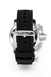 Thumbnail for Metal.ch Men's Chronograph Watch 44MM Chronosport Date Black/Grey 4150.44