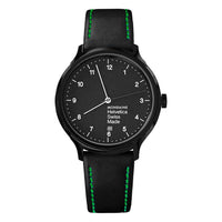Thumbnail for Mondaine Watch Helvetica No1 Black Green MH1.R2221.LB