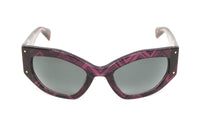 Thumbnail for Missoni Women's Sunglasses Hexagon Plum Sparkle MIS 0001/S EM5