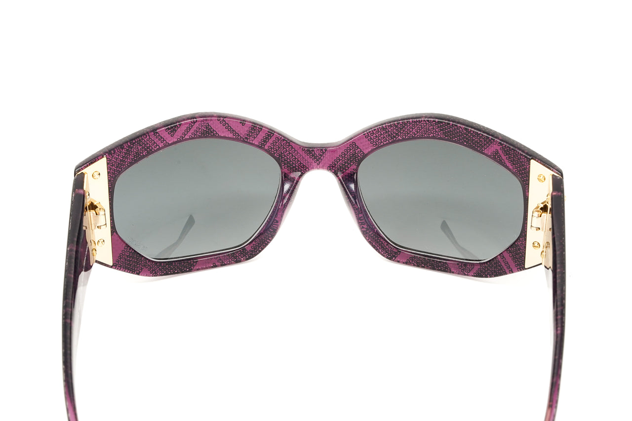 Missoni Women's Sunglasses Hexagon Plum Sparkle MIS 0001/S EM5
