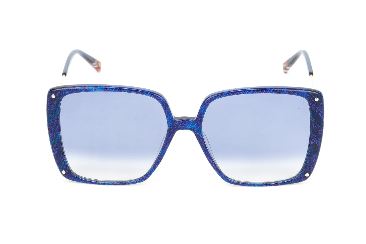 Missoni Women's Sunglasses Oversized Square Blue MIS 0002/S S6F