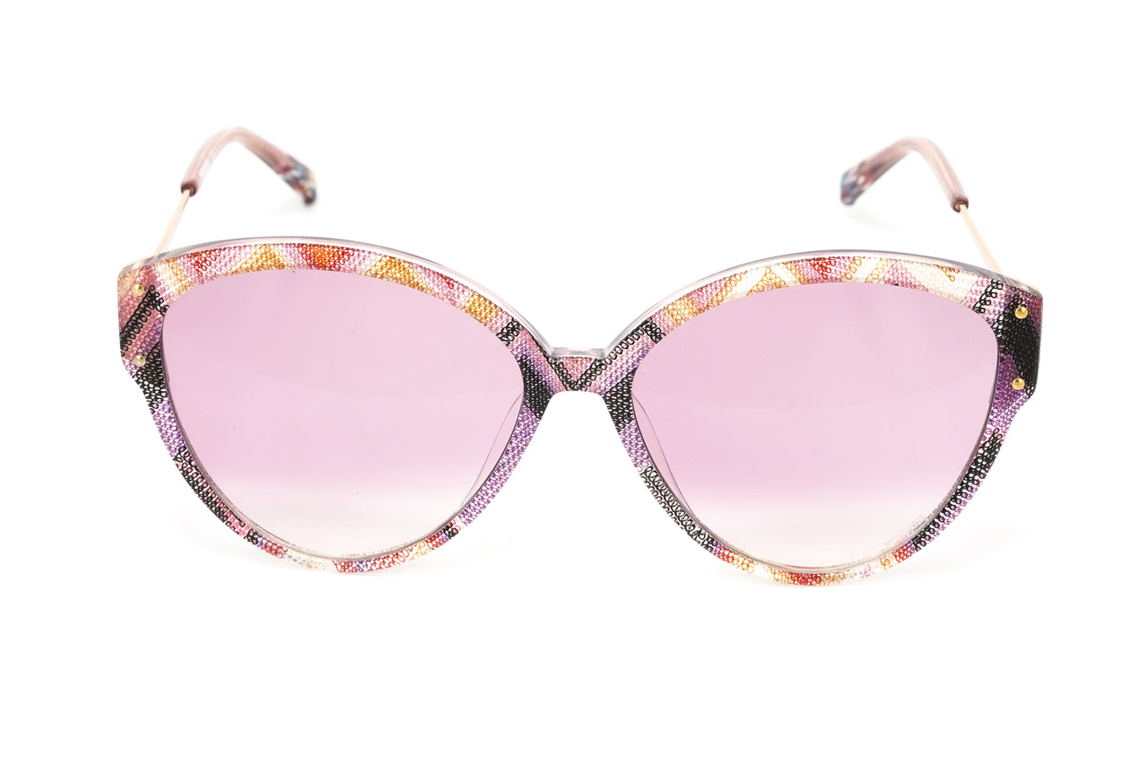 Missoni Women's Sunglasses Cat Eye Pattern Pink MIS 0004/S OBL