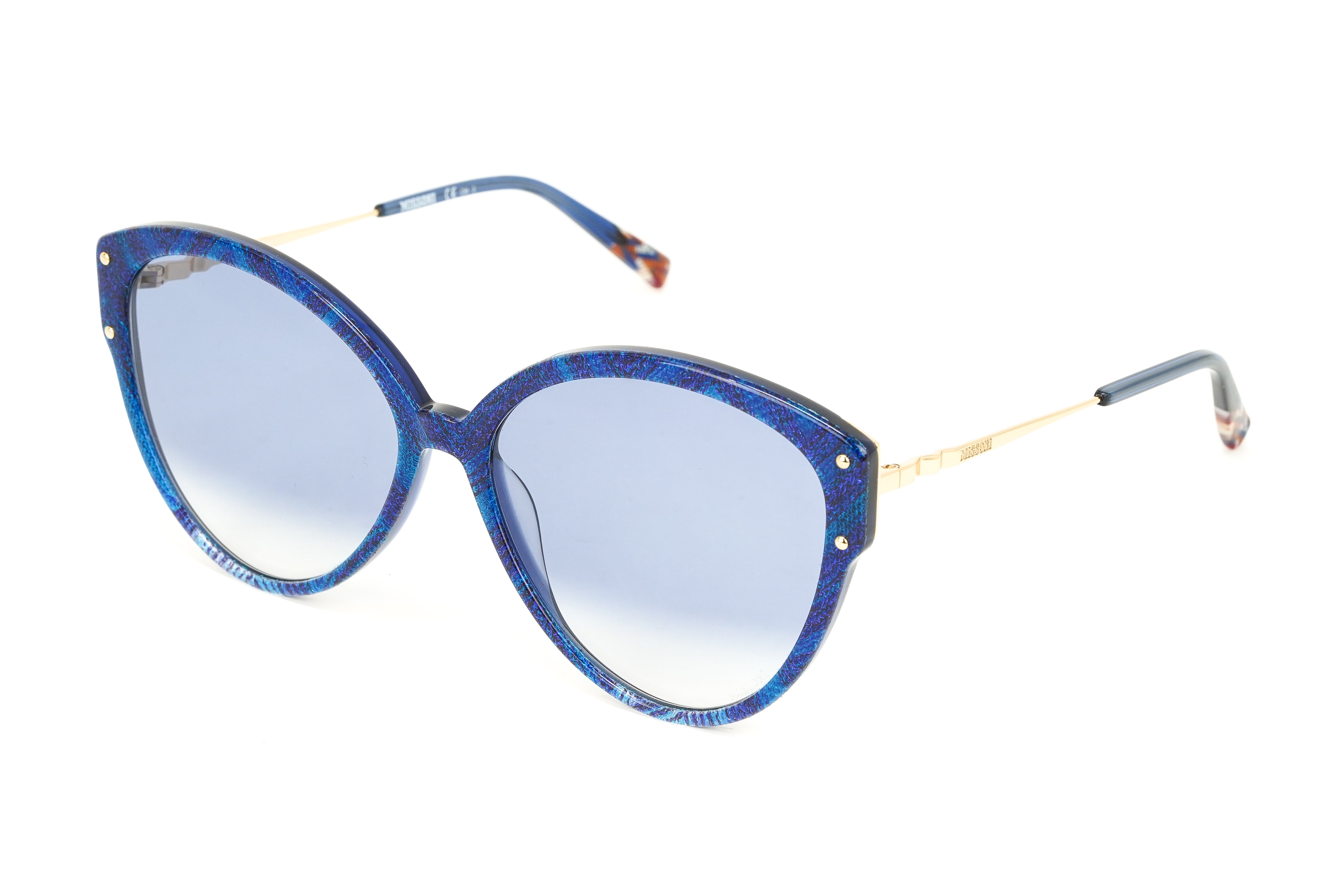 Missoni Women's Sunglasses Cat Eye Blue MIS 0004/S S6F
