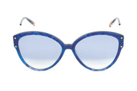 Thumbnail for Missoni Women's Sunglasses Cat Eye Blue MIS 0004/S S6F