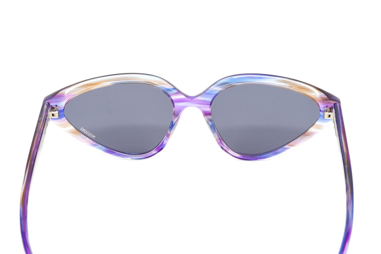 Missoni Women's Sunglasses Cat Eye Blue Violet Horn MIS 0010/S V43