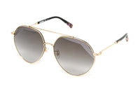 Thumbnail for Missoni Women's Sunglasses Round Pilot Black/Gold MIS 0015/S 2M2