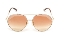 Thumbnail for Missoni Women's Sunglasses Round Pilot Palladium Gold MIS 0015/S TNG