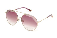 Thumbnail for Missoni Women's Sunglasses Round Pilot Silver/Pink MIS 0015/S YEP