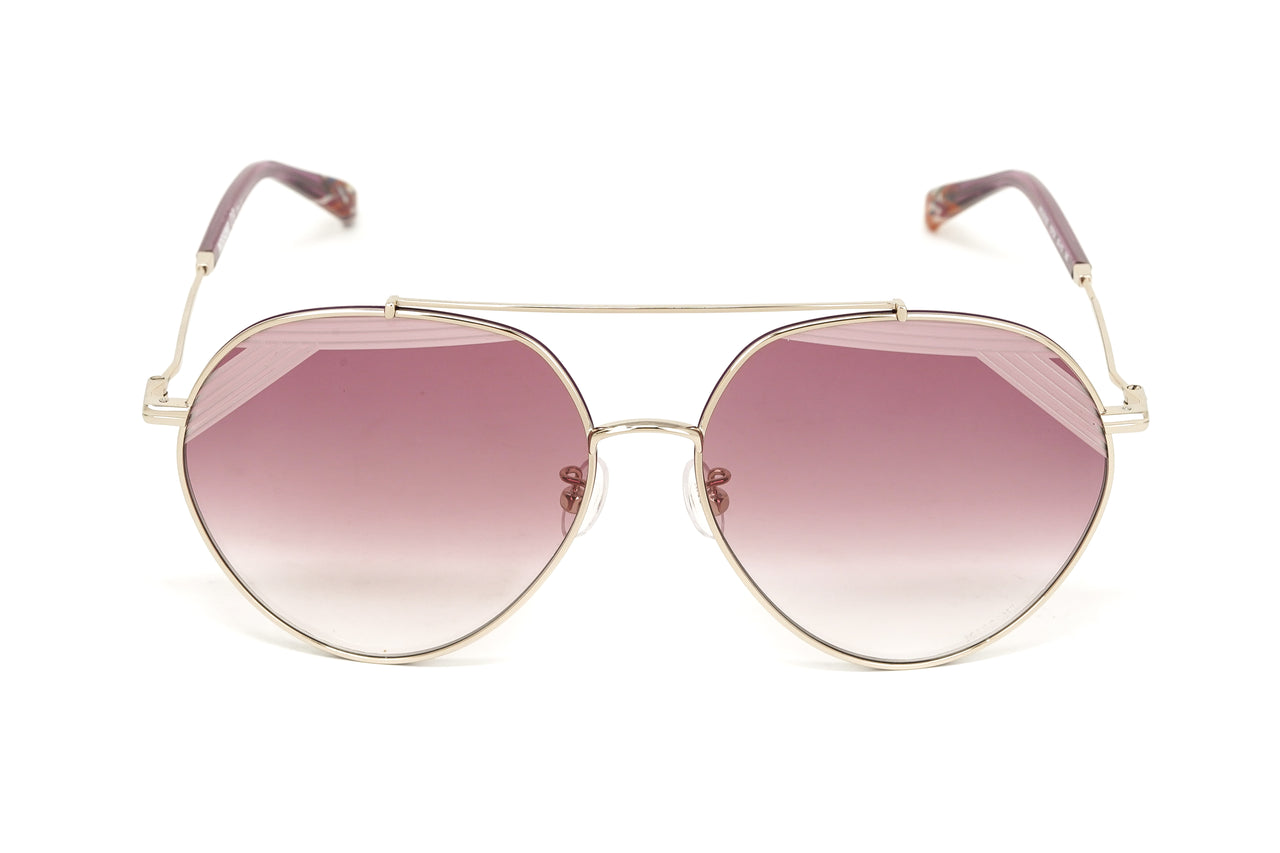 Missoni Women's Sunglasses Round Pilot Silver/Pink MIS 0015/S YEP