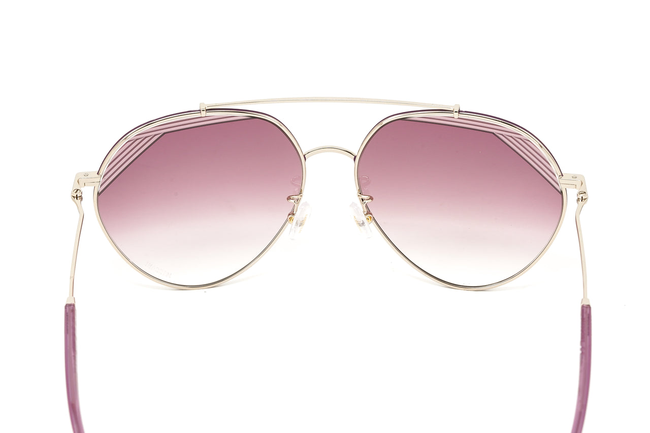 Missoni Women's Sunglasses Round Pilot Silver/Pink MIS 0015/S YEP