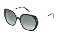 Thumbnail for Missoni Women's Sunglasses Oversized Hexagon Black MIS 0025/S 807 (9O)