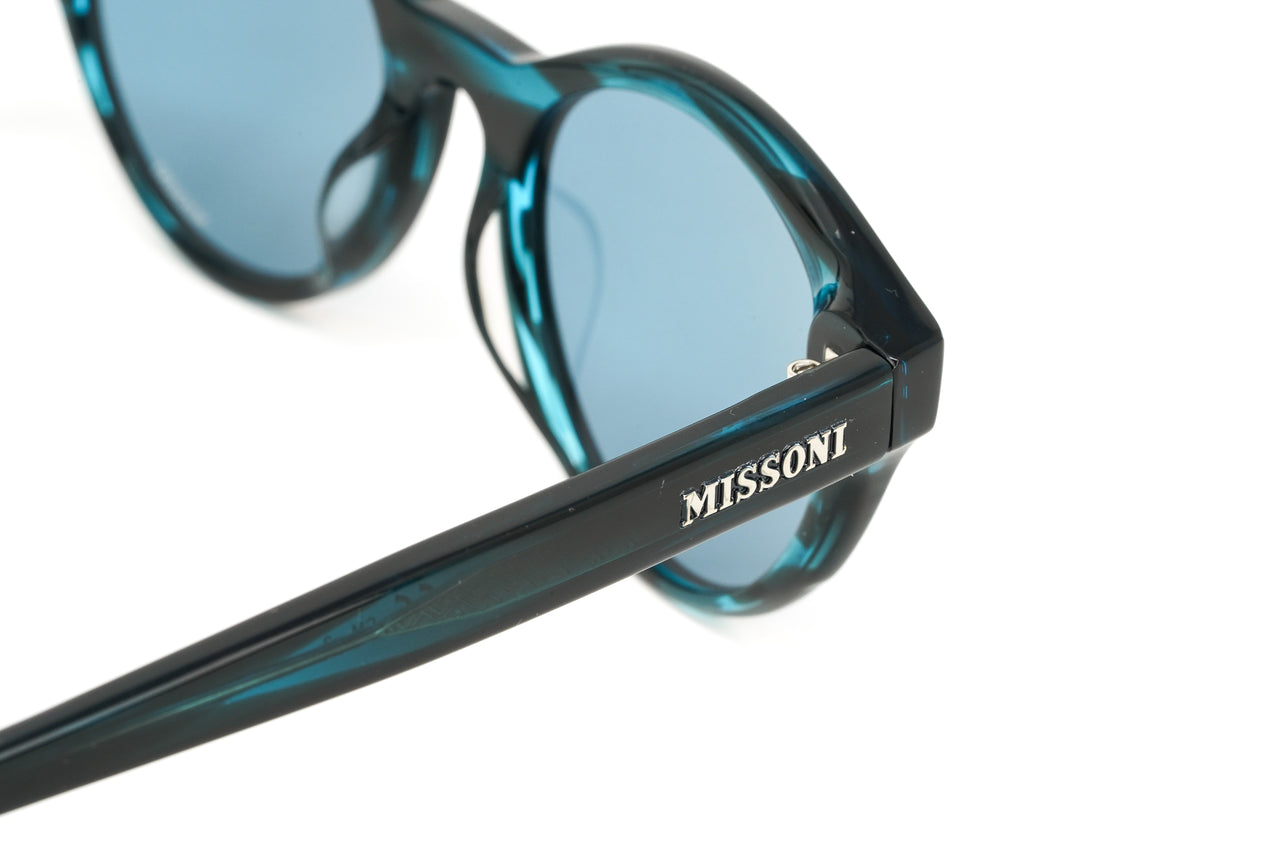 Missoni Women's Sunglasses Round Green Horn MIS 0030/S 6AK