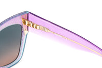 Thumbnail for Missoni Women's Sunglasses Oversized Cat Eye Violet/Teal MIS 0040/S 4LZ (FF)