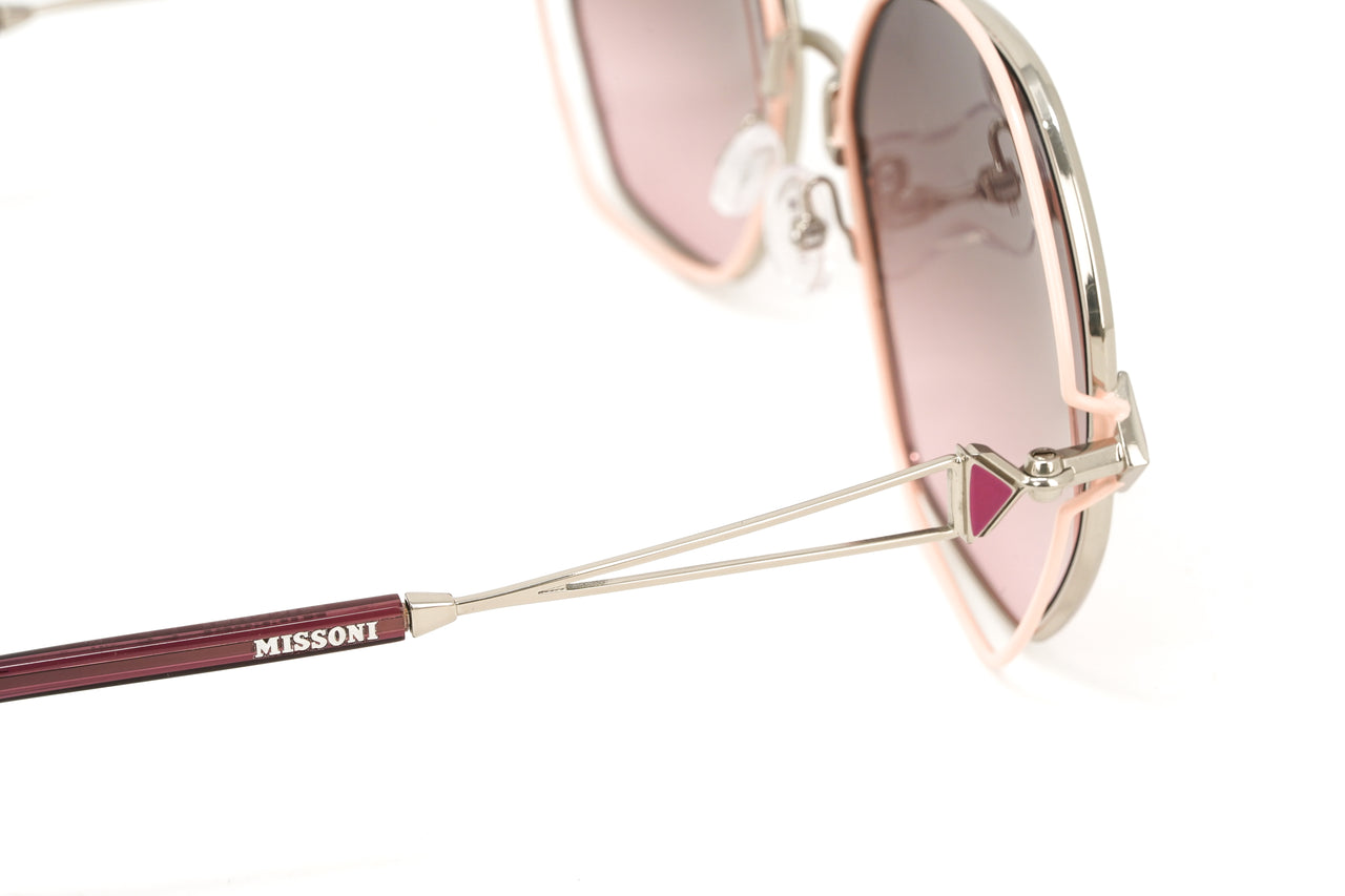 Missoni Women's Sunglasses Oversized Butterfly Pink MIS 0075/S EYR