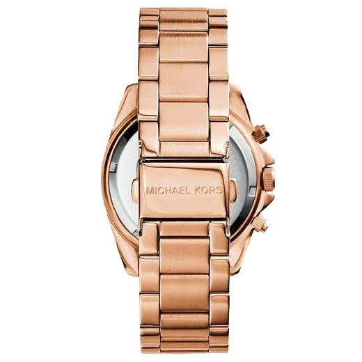 Michael Kors Ladies Watch 39mm Rose Gold Blair Chronograph MK5263 Watches Crystals
