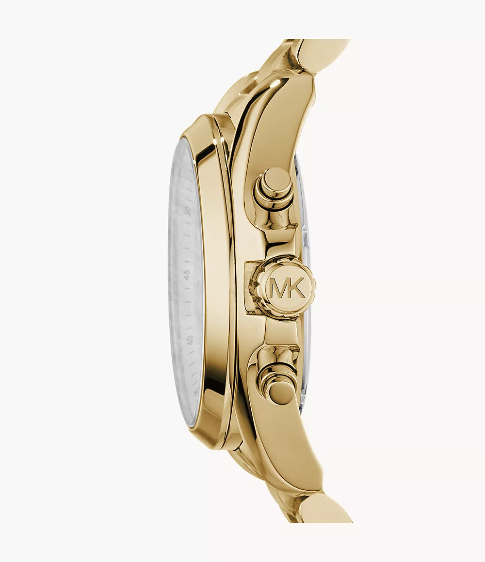 Michael Kors Watch Bradshaw Chronograph 42mm Gold MK5605