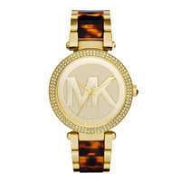 Thumbnail for Michael Kors Ladies Watch Parker 39mm Gold Champagne MK6109