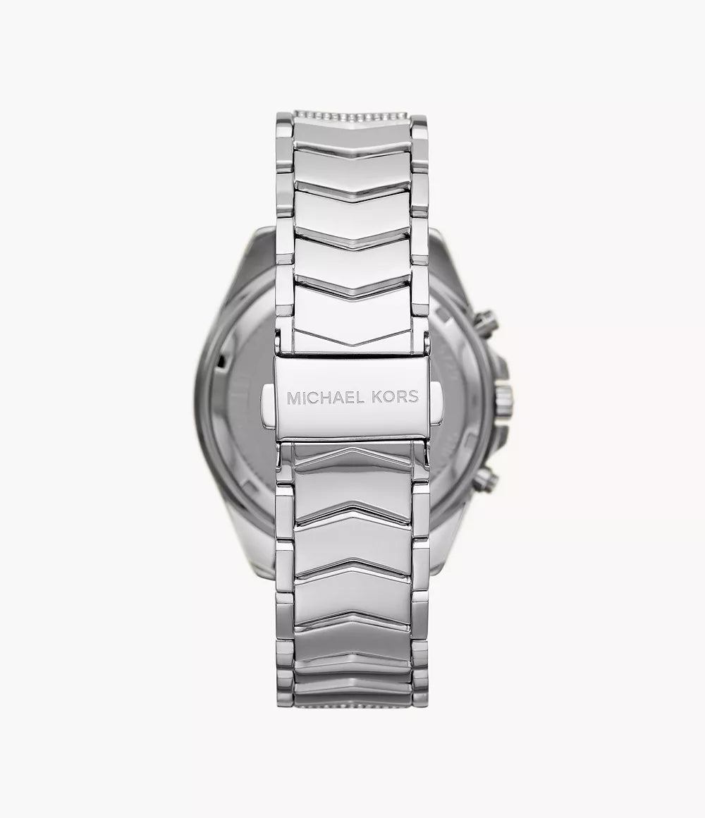 Michael Kors Ladies Watch Whitney Chronograph 44mm Silver MK6728