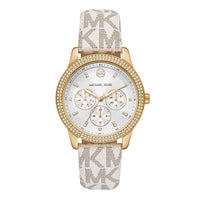 Thumbnail for Michael Kors Ladies Watch Tibby 40mm Gold White MK6967