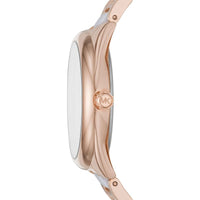 Thumbnail for Michael Kors Ladies Watch Janelle 42mm Rose Gold White MK7134
