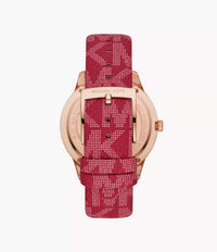 Thumbnail for Michael Kors Ladies Watch Runway 40mm Red MK7179