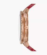 Thumbnail for Michael Kors Ladies Watch Runway 40mm Red MK7179