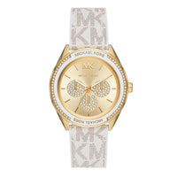 Thumbnail for Michael Kors Ladies Watch Jessa 40mm Gold White MK7204