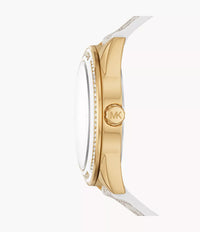 Thumbnail for Michael Kors Ladies Watch Jessa 40mm Gold White MK7204
