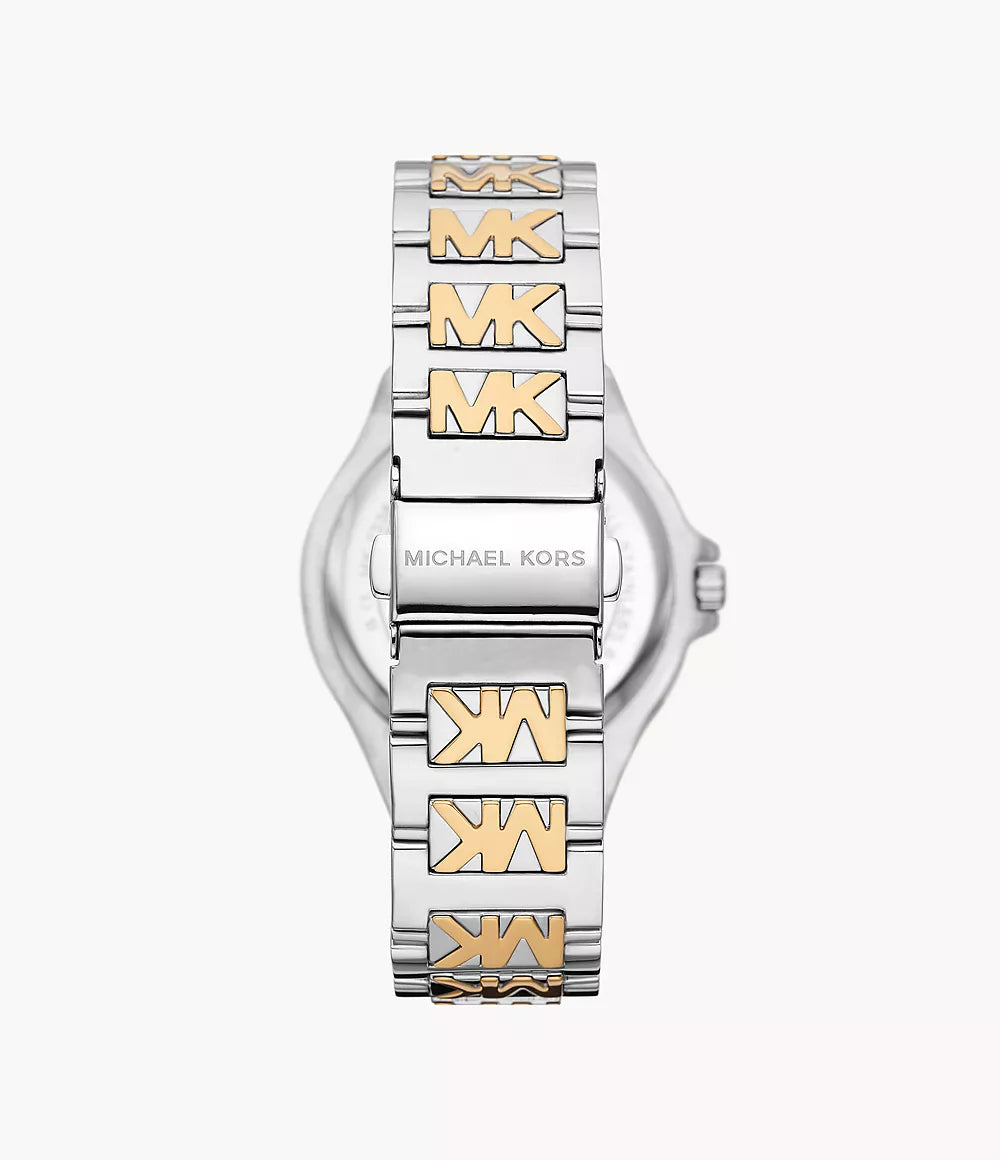 Michael Kors Ladies Watch Lennox 37mm Silver Gold MK7338