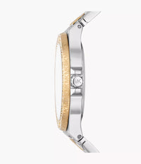 Thumbnail for Michael Kors Ladies Watch Lennox 37mm Silver Gold MK7338